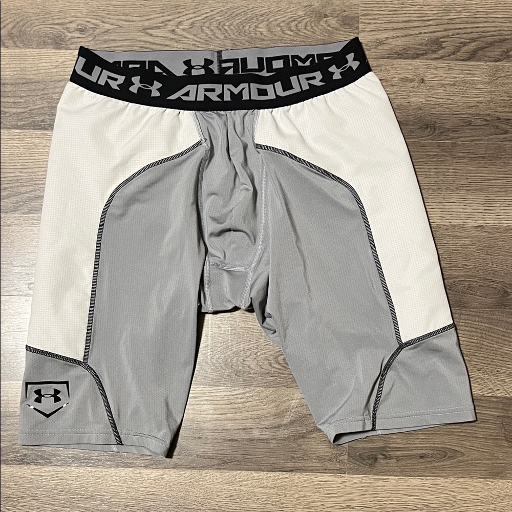 Under Armour Black and Gray Athletic Shorts